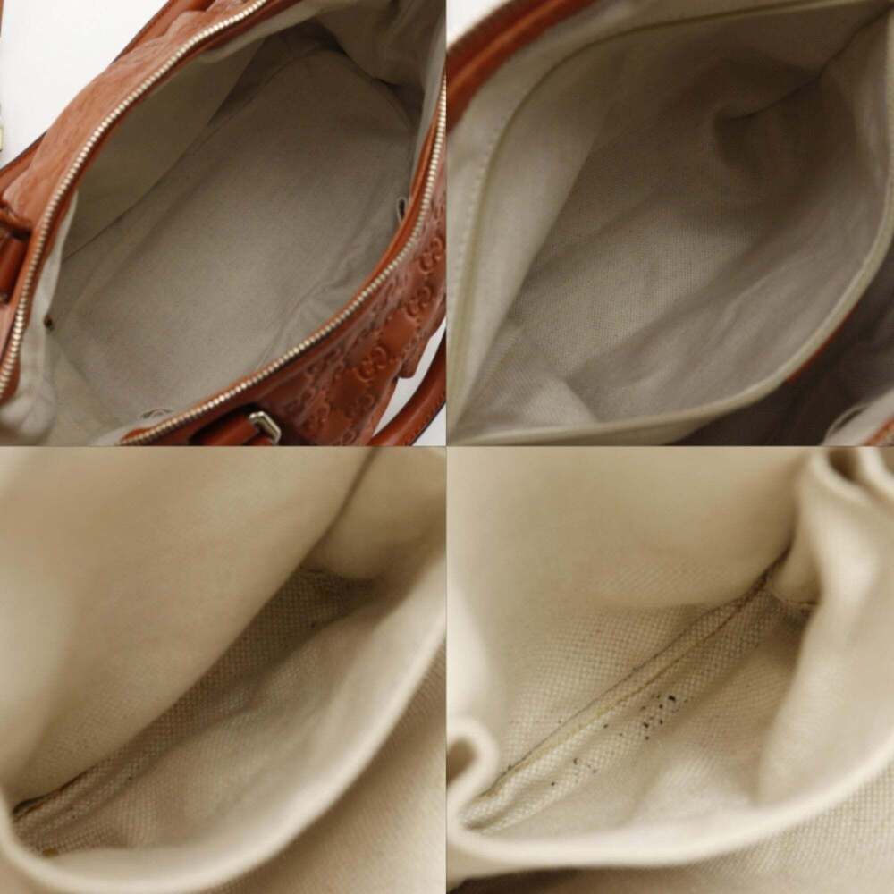 GUCCI Brown Leather Tote Bag - Picture 7 of 16